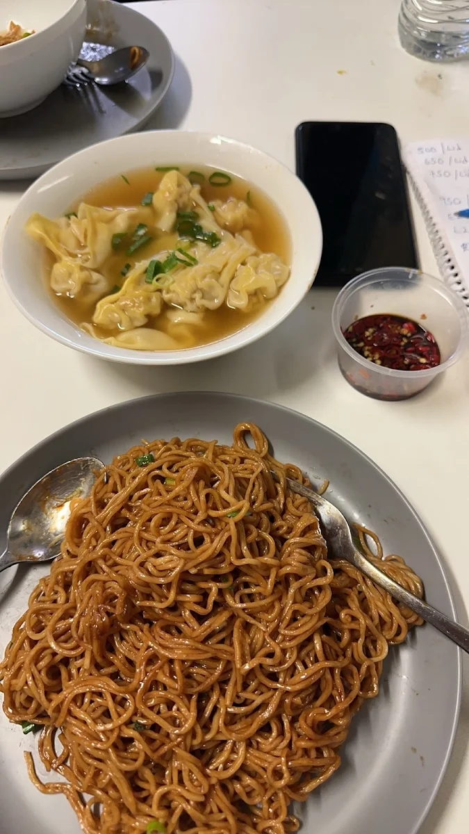 malaysian style dry wonton noodle 干捞云吞面